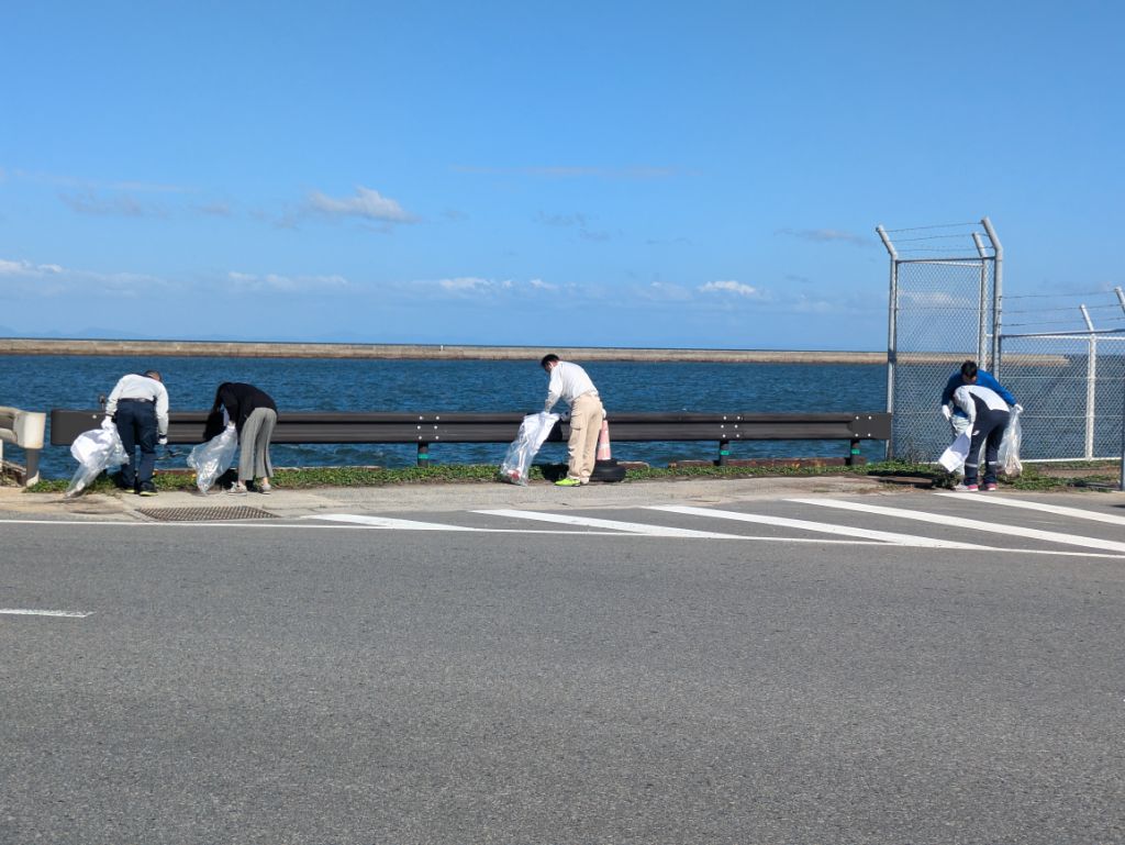 清掃活動の様子