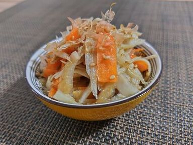 10月 ささがきごぼうの酢の物 10月 ささがきごぼうの酢の物