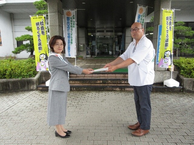 伝達式のようす 伝達式のようす