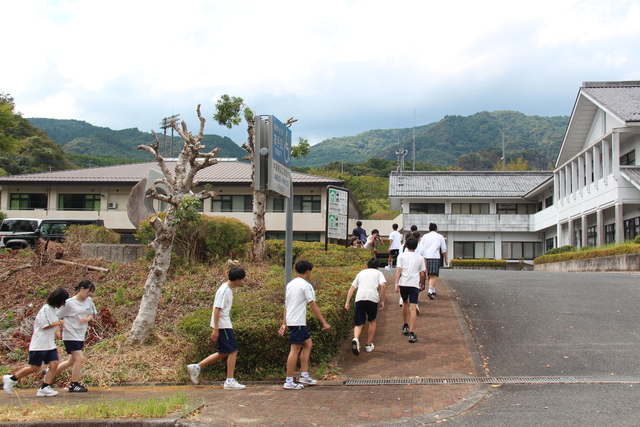 避難の様子 避難の様子