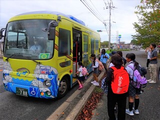 バスに乗車体験！