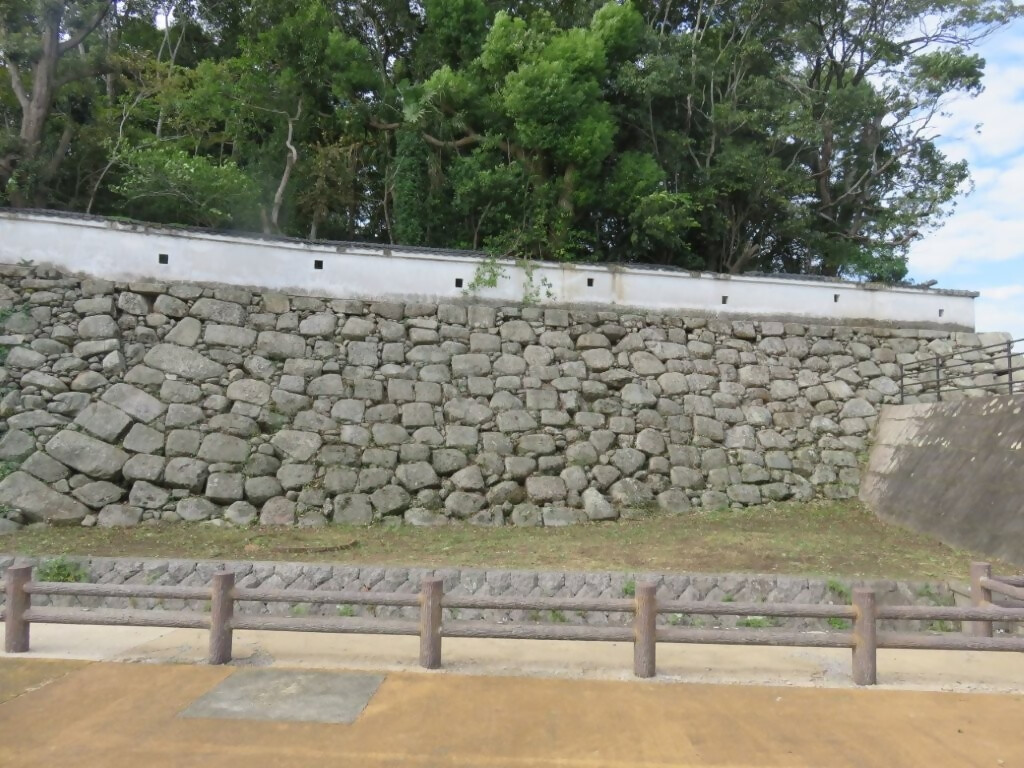 石垣作業後