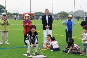 草上スキーの様子