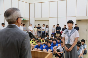 吹奏楽部による宣誓