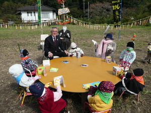一緒のテーブルに…