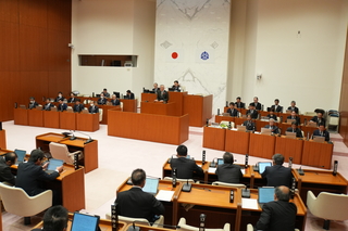 議場の様子