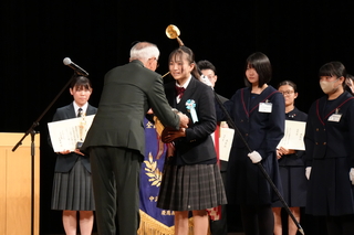 表彰式の様子