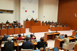 議場の様子