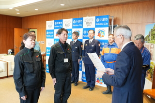 認定式のようす