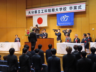 卒業式の様子