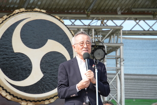市長あいさつの様子